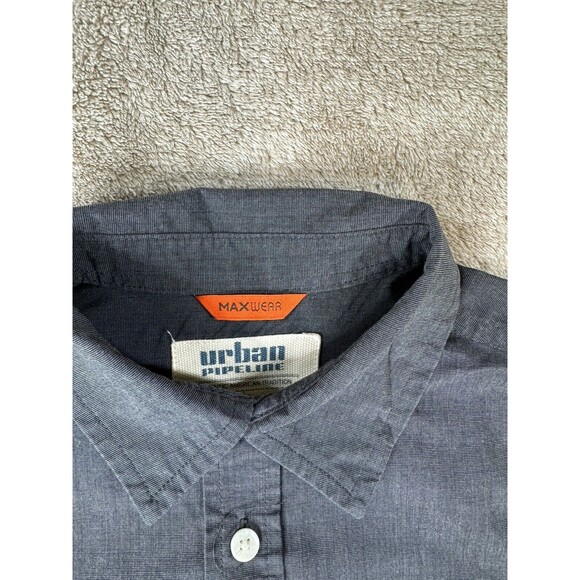 Boys URBAN PIPELINE 1 Pocket Button Up Shirt  Size M - Picture 4 of 11